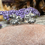 Shamrock Marcasite Earrings
