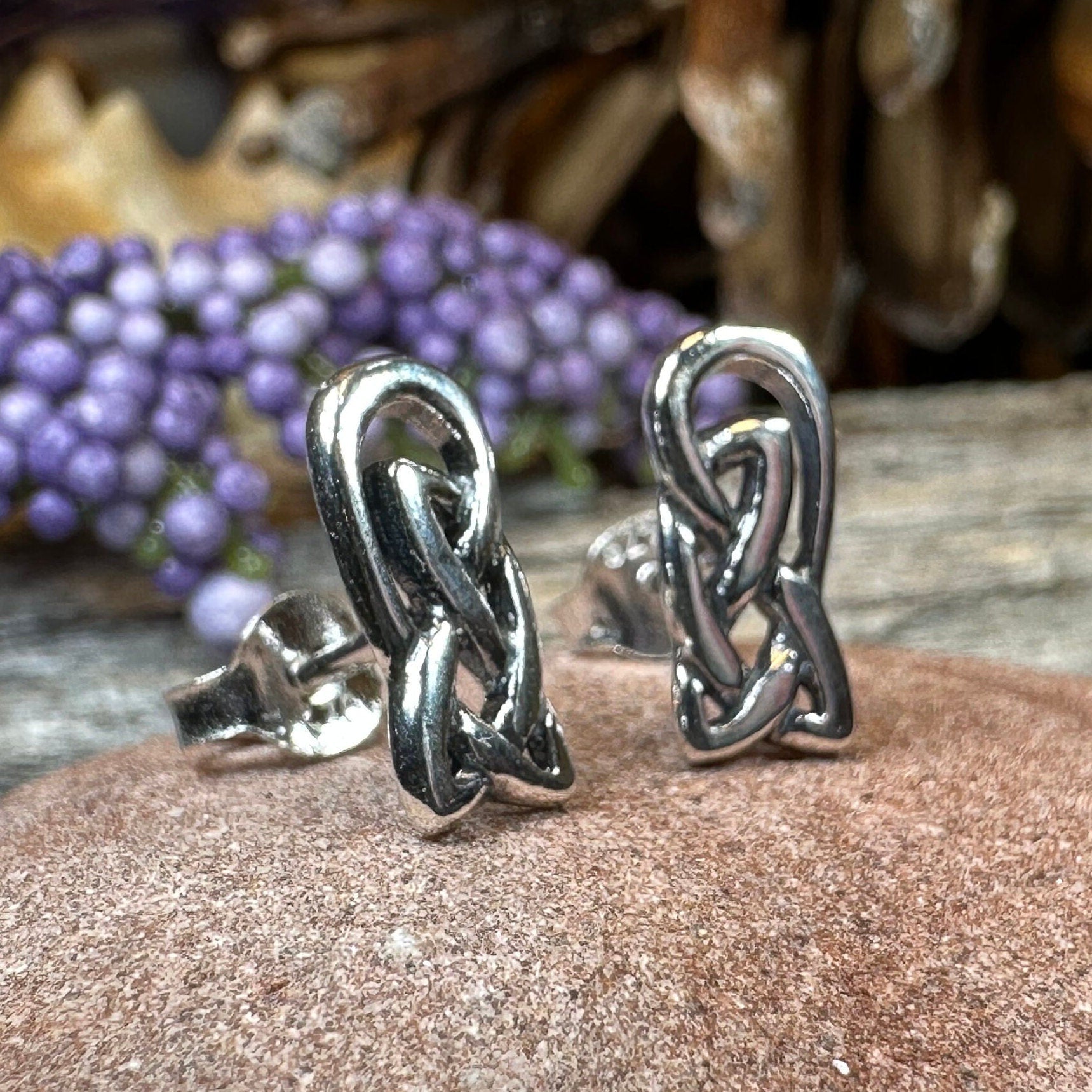 Arianell Celtic Knot Stud Earrings