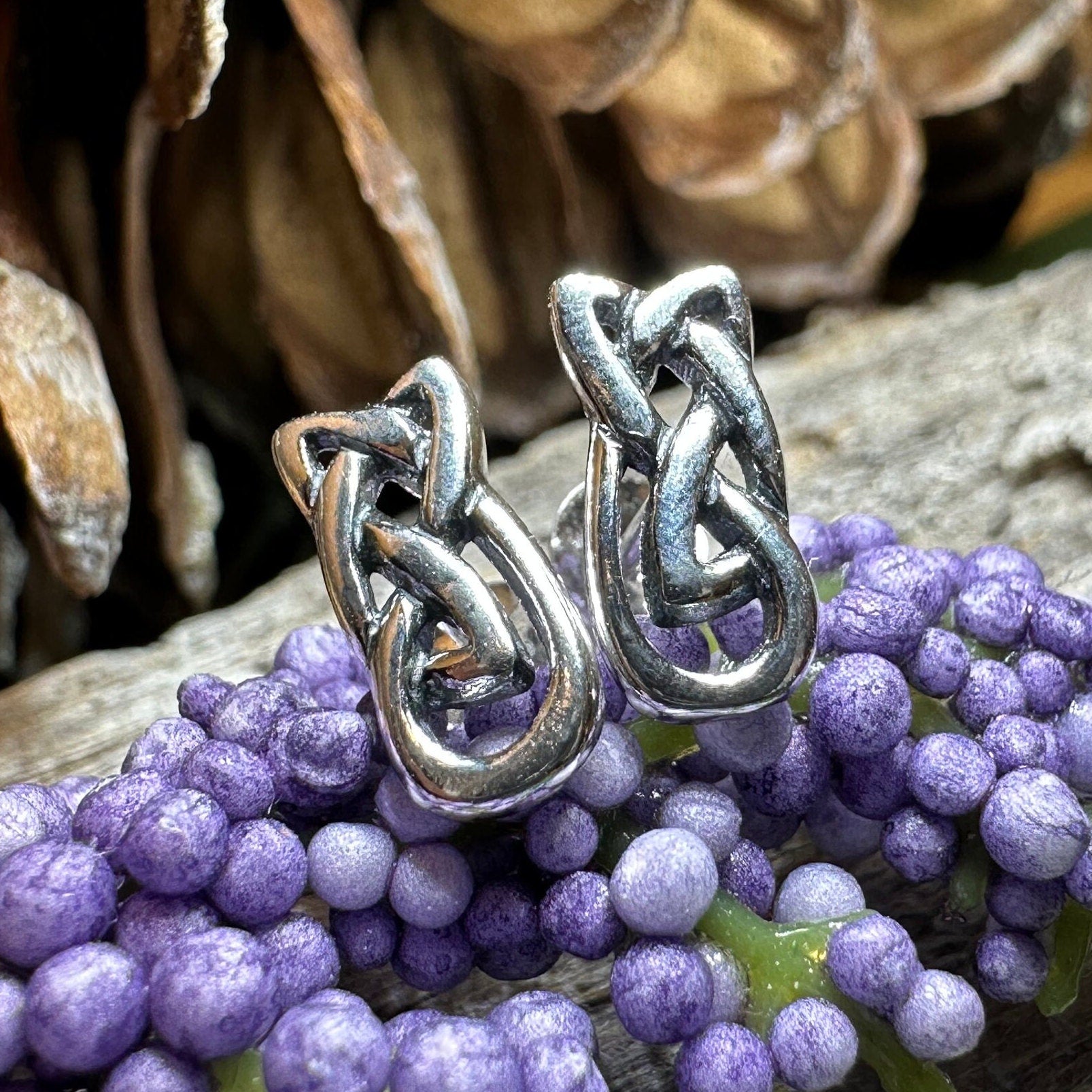Arianell Celtic Knot Stud Earrings