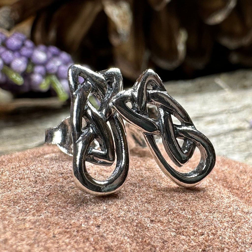 Arianell Celtic Knot Stud Earrings