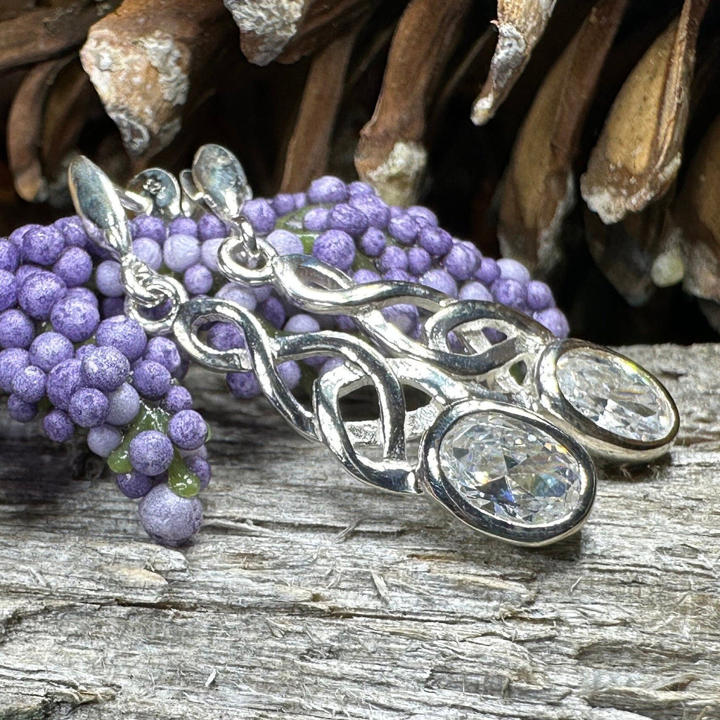 Crisiant Celtic Knot Post Earrings