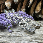 Crisiant Celtic Knot Post Earrings