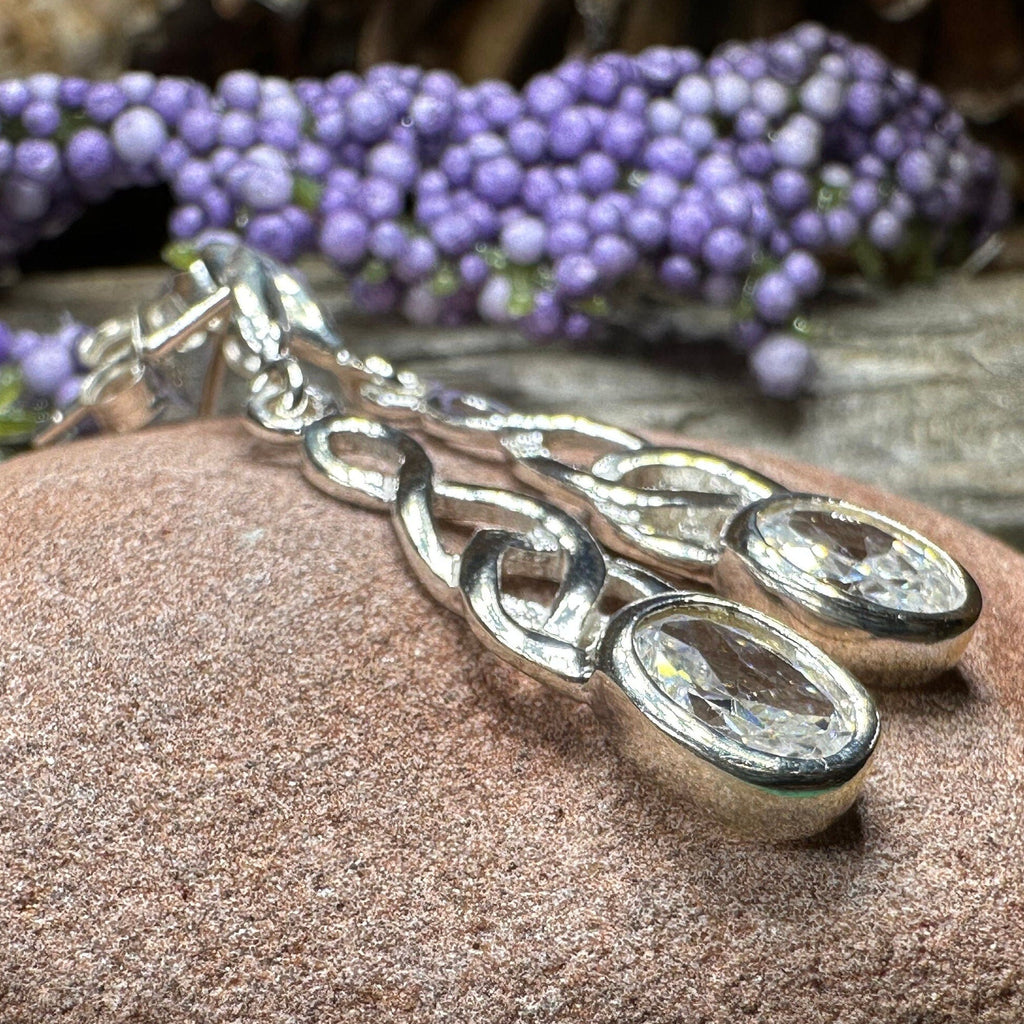 Crisiant Celtic Knot Post Earrings