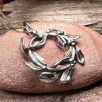 Mistletoe Wreath Necklace