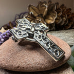 Celtic Cross Dove of Peace Brooch
