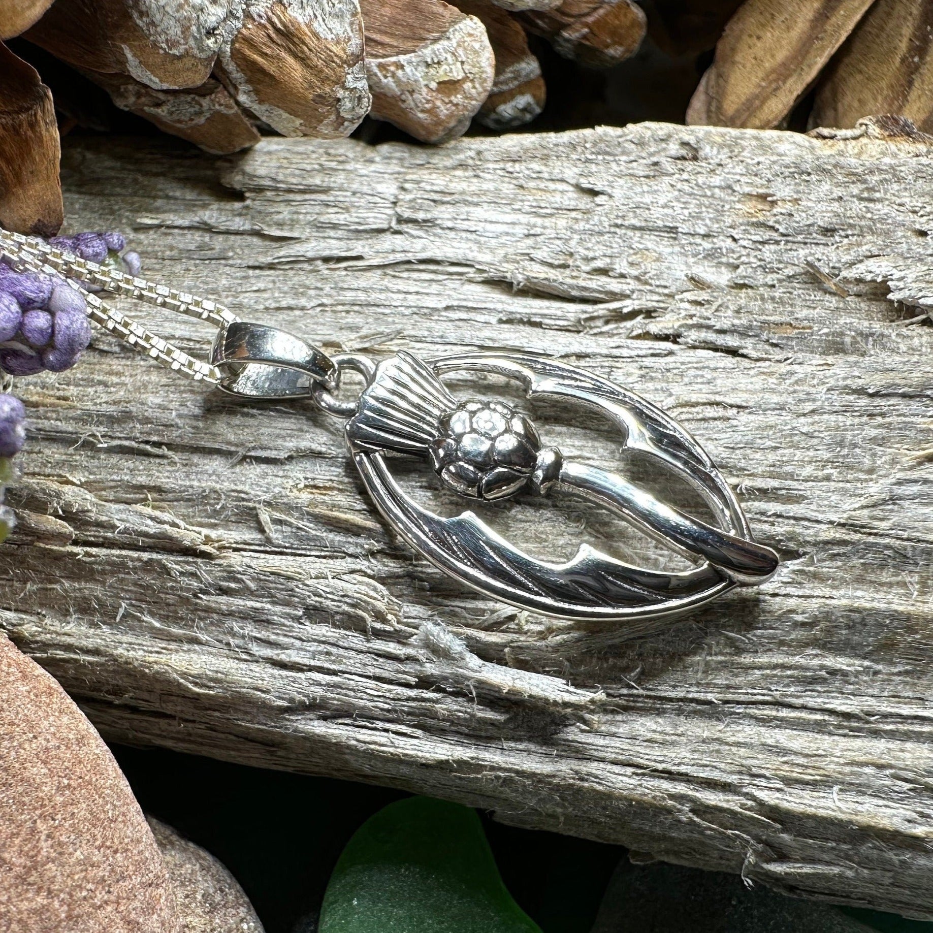 Tannith Thistle Necklace