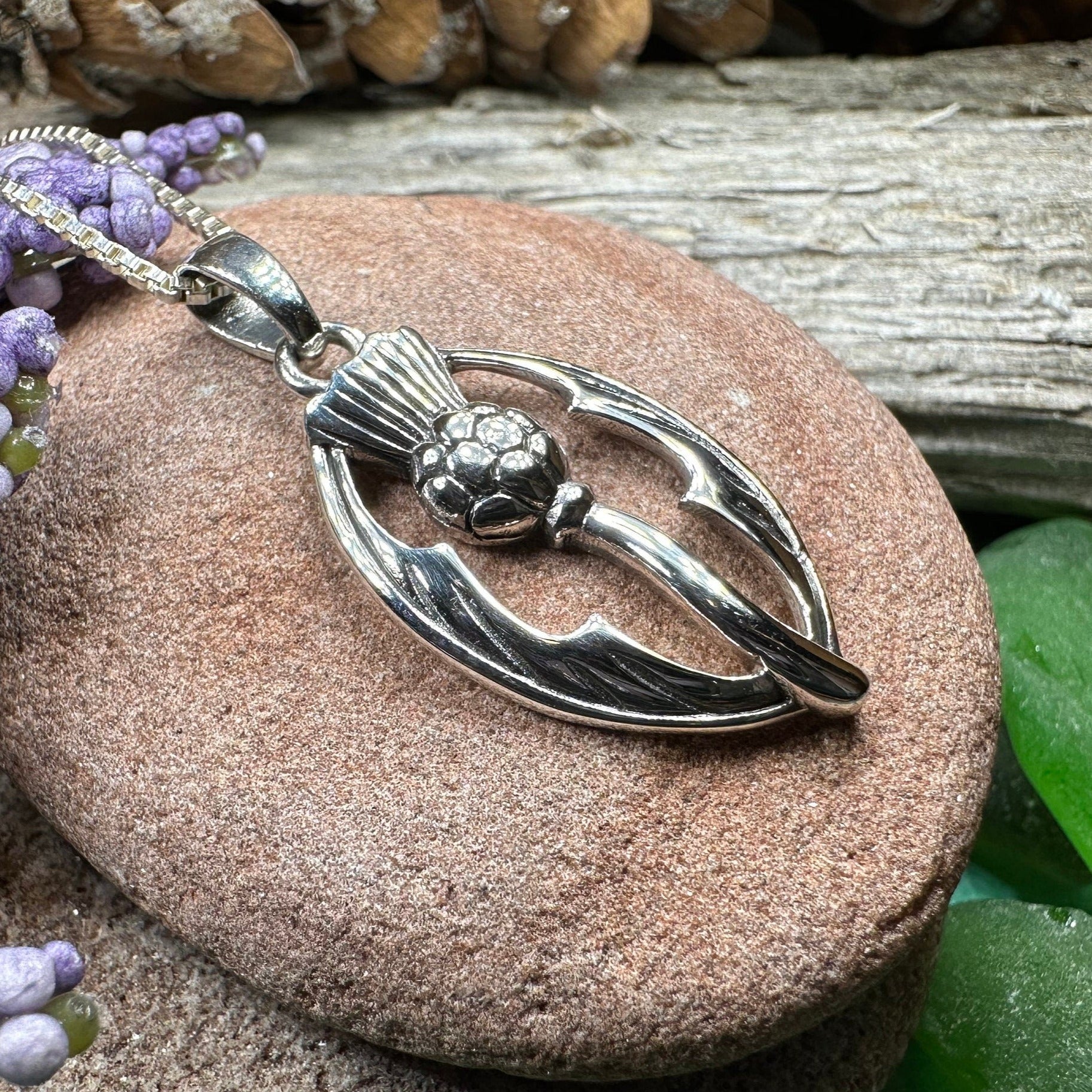 Tannith Thistle Necklace