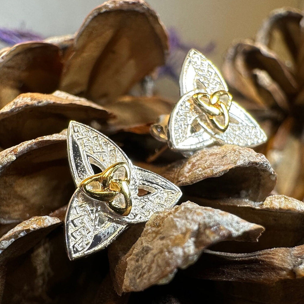 Elegance Trinity Knot Earrings