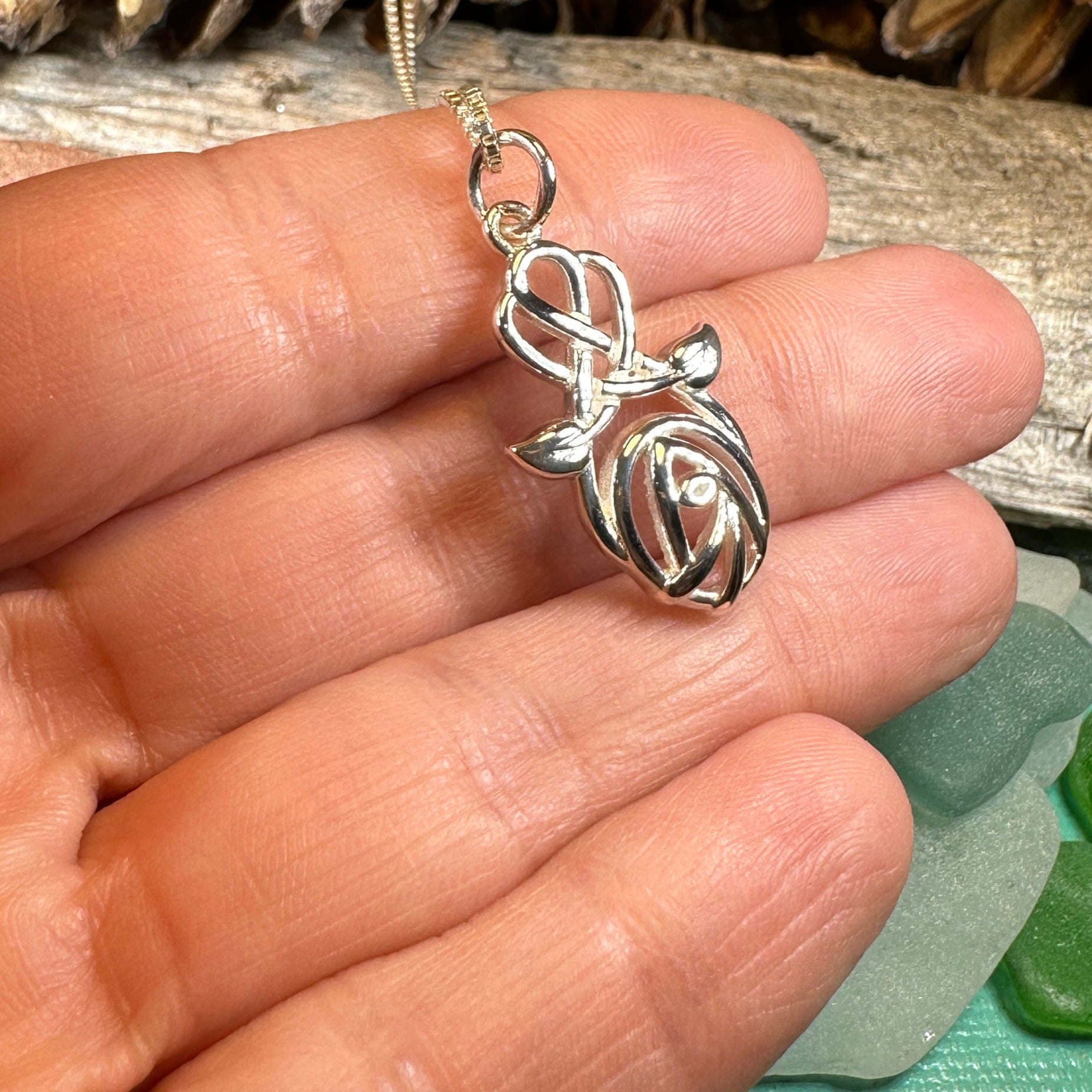 Cienna Mackintosh Rose Necklace