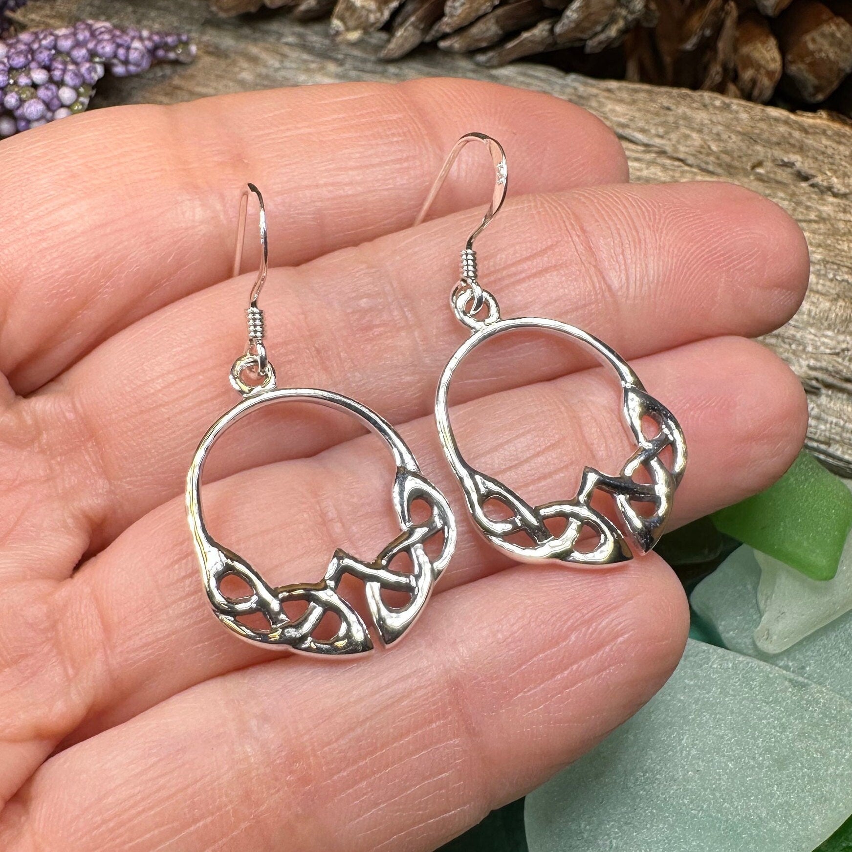 Andria Celtic Knot Earrings