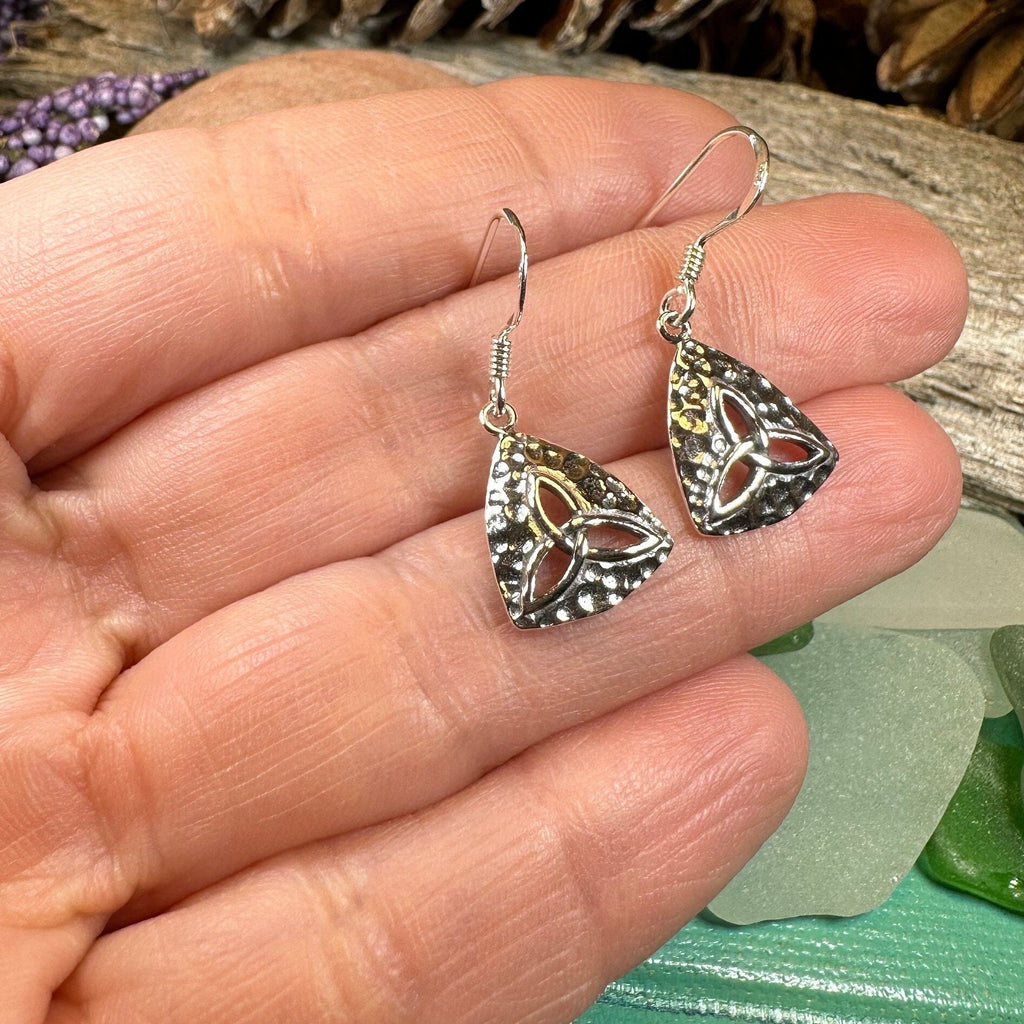 Delphine Trinity Knot Earrings