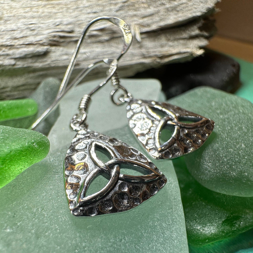 Delphine Trinity Knot Earrings