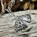 Delphine Trinity Knot Earrings