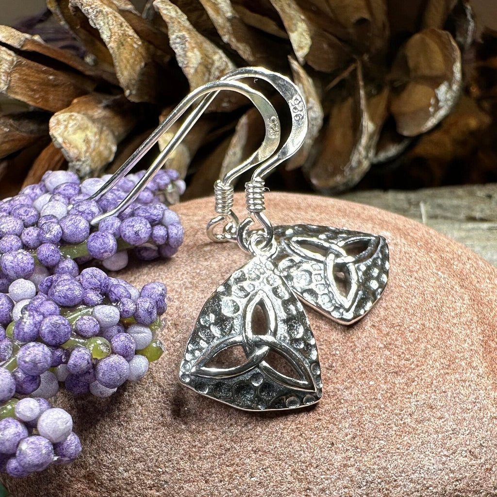 Delphine Trinity Knot Earrings