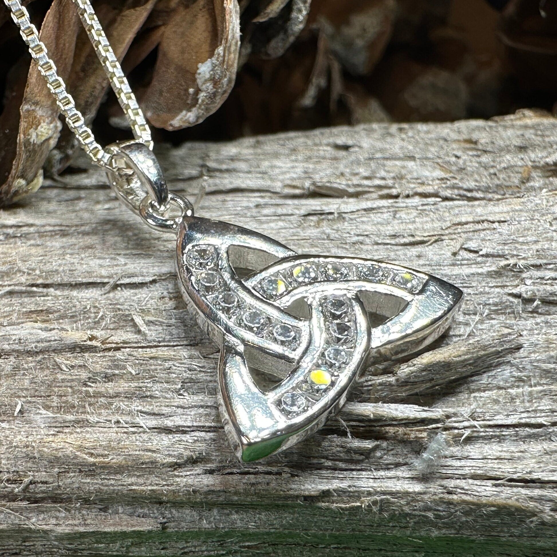 Brigetta Trinity Knot Necklace