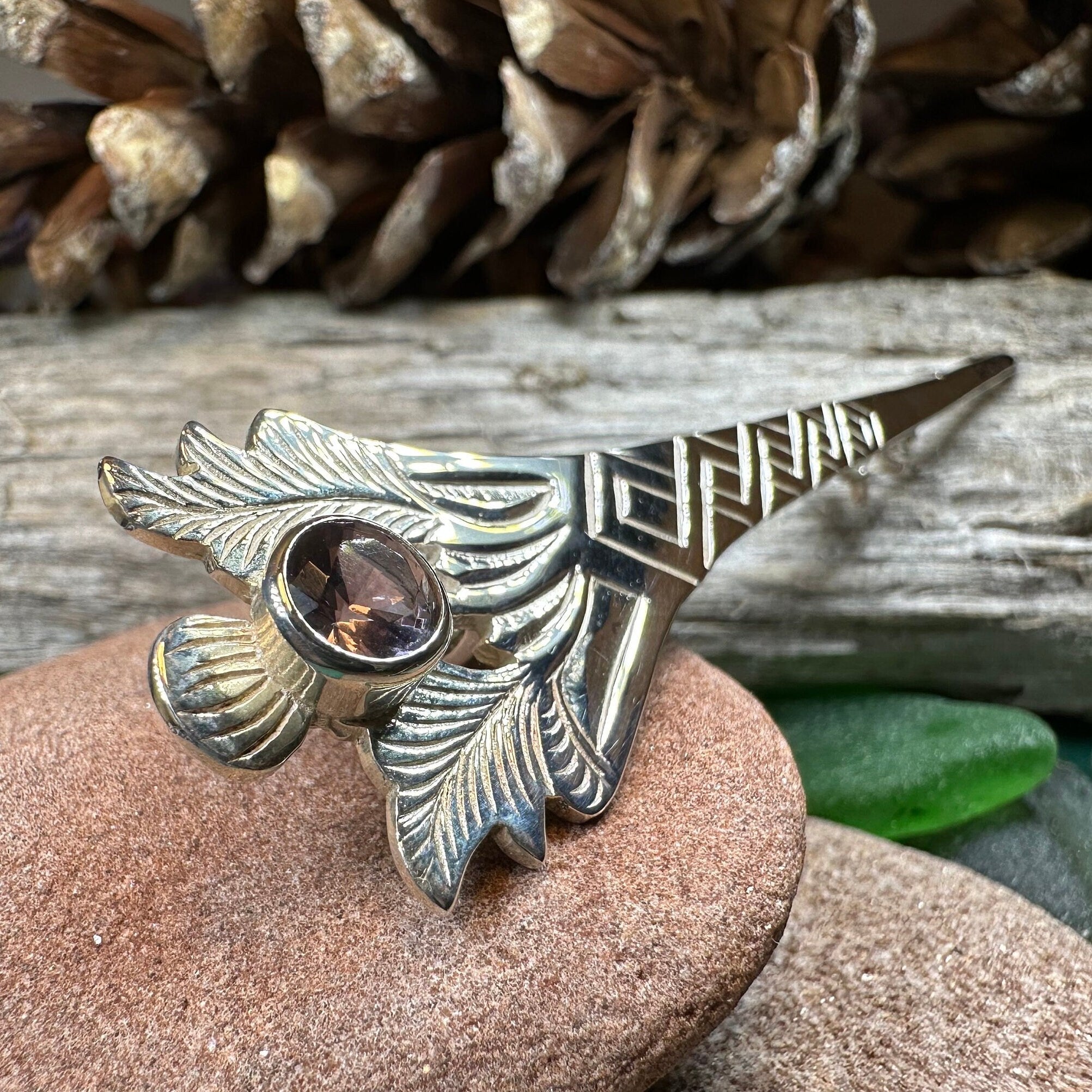 Thorben Thistle Kilt Pin