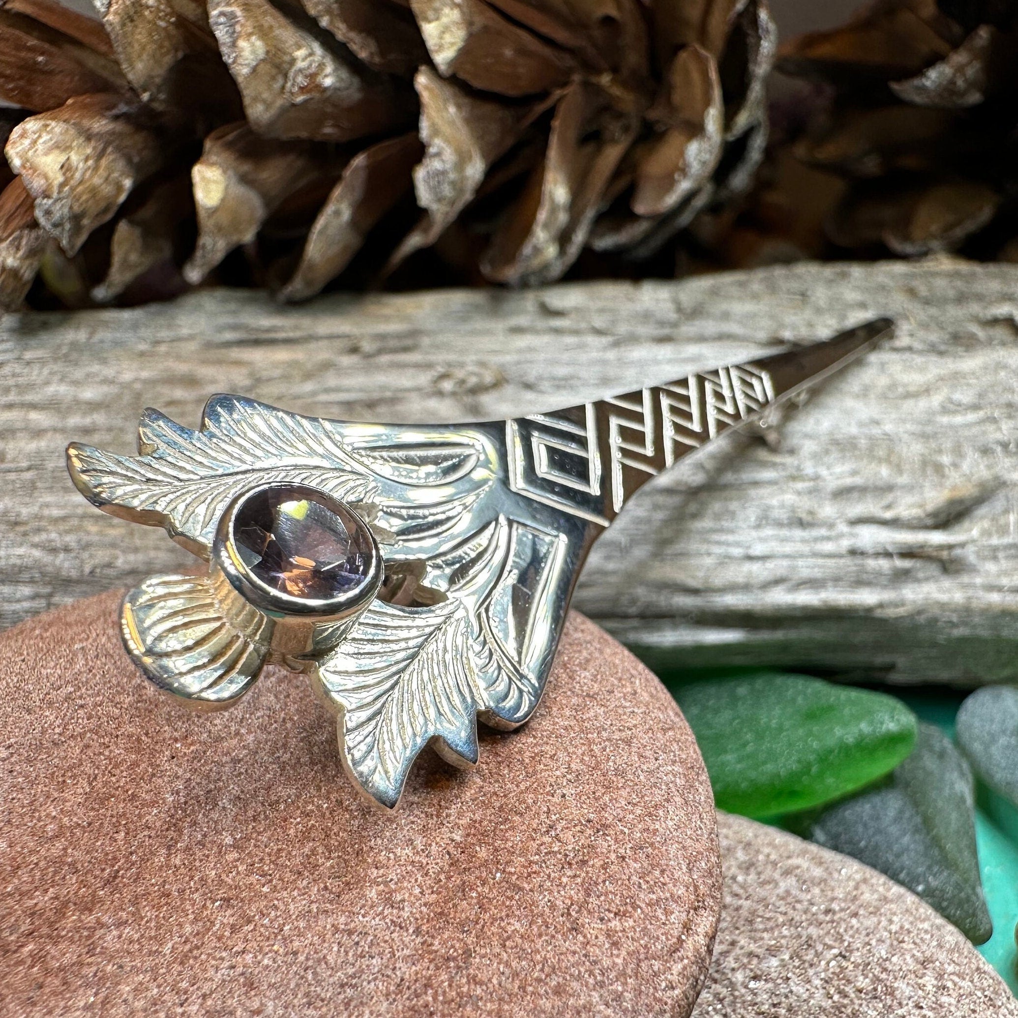 Thorben Thistle Kilt Pin