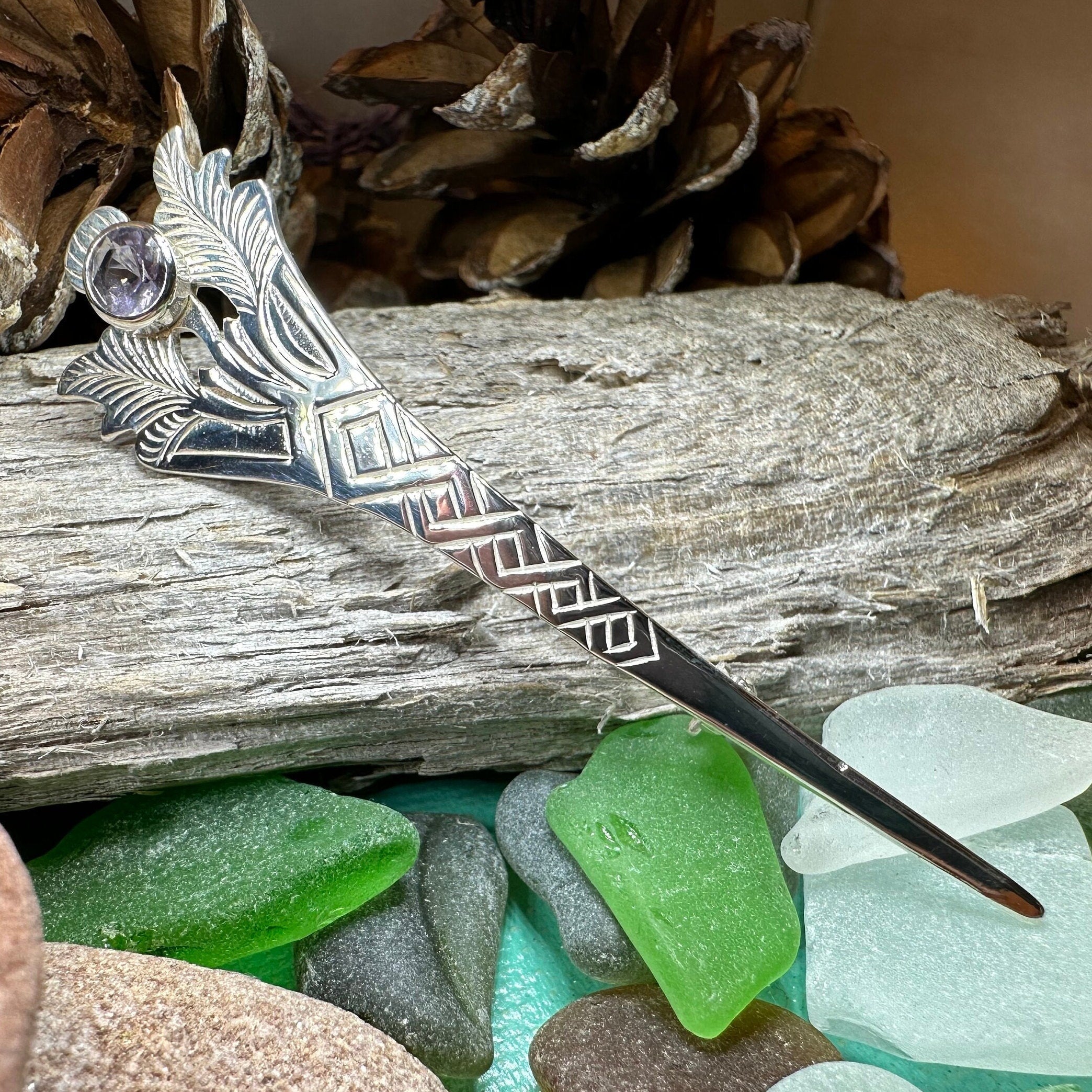 Thorben Thistle Kilt Pin