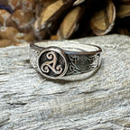 Reeve Triple Spiral Ring