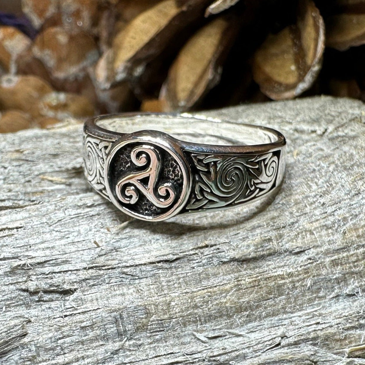 Reeve Triple Spiral Ring