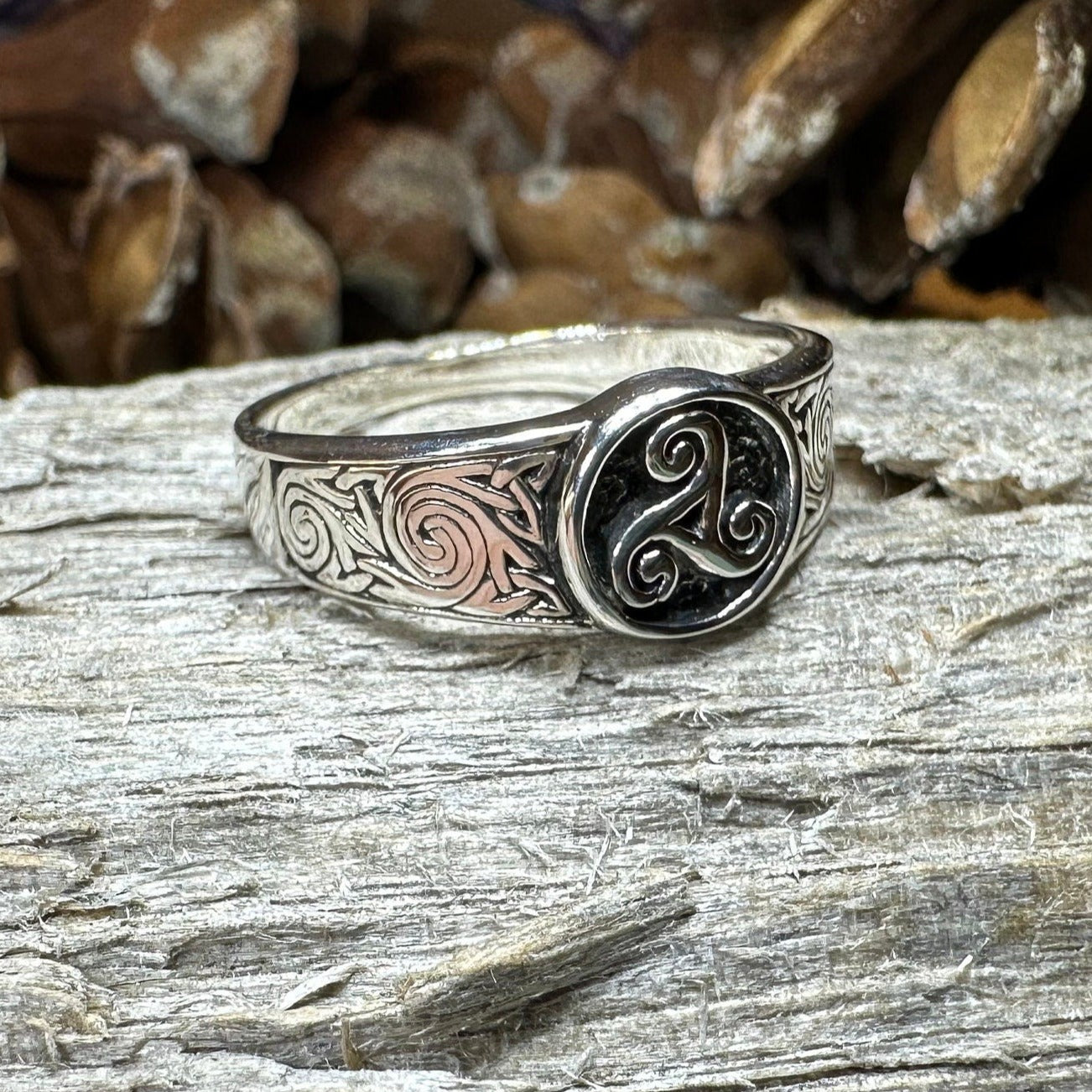 Reeve Triple Spiral Ring