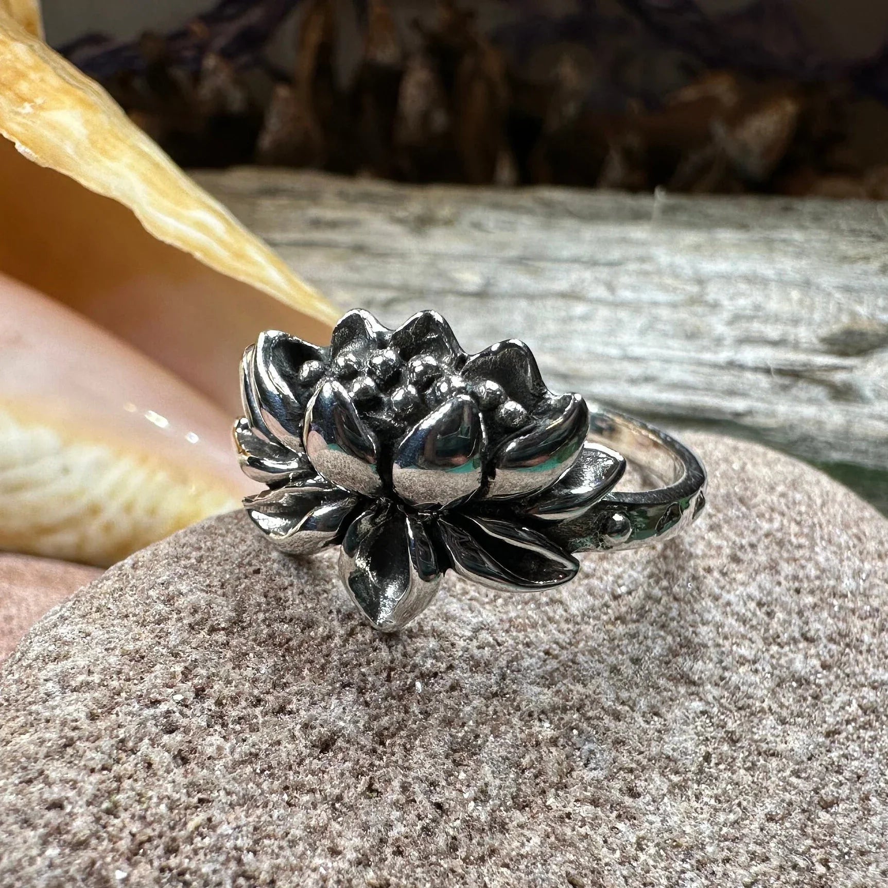 First Bloom Lotus Ring