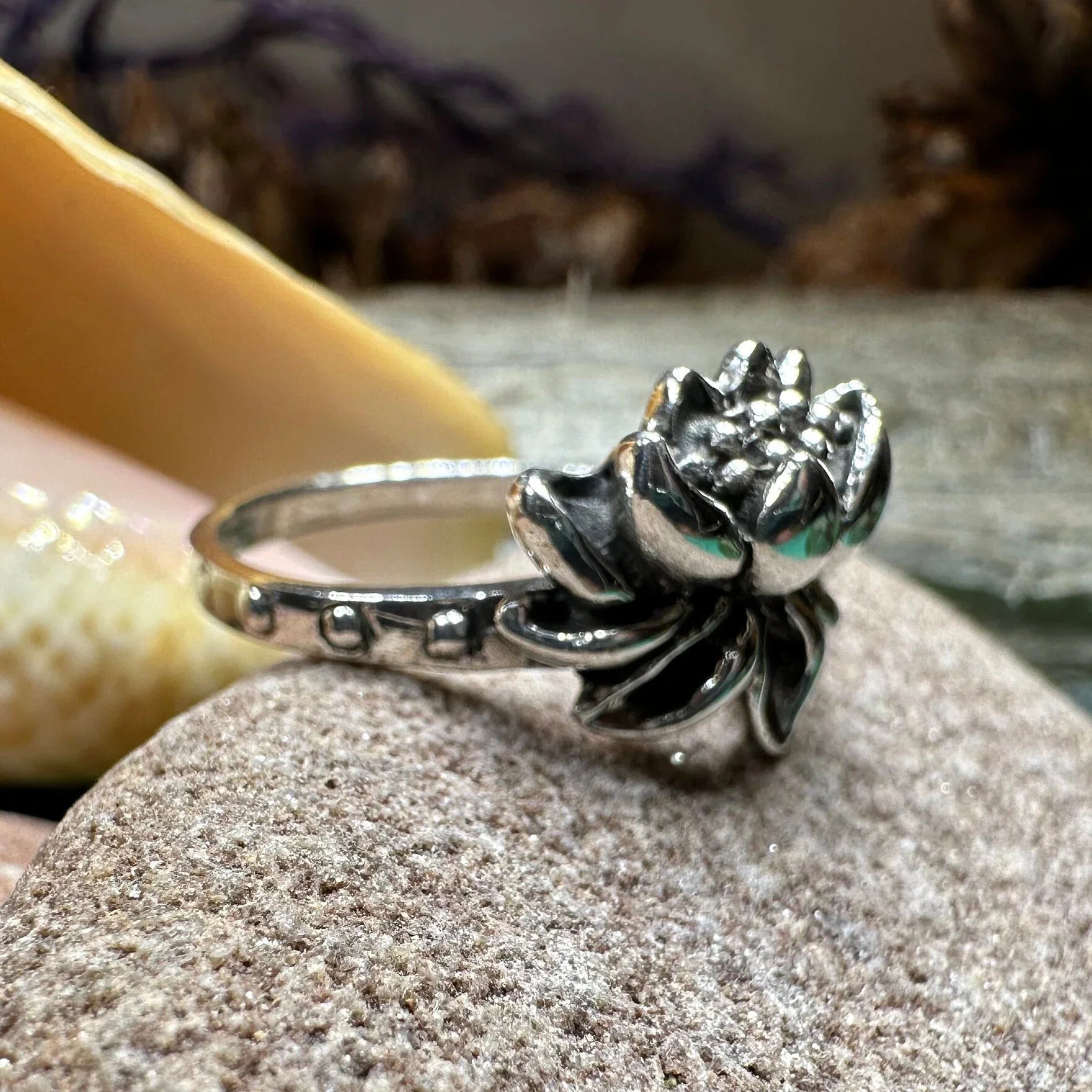 First Bloom Lotus Ring