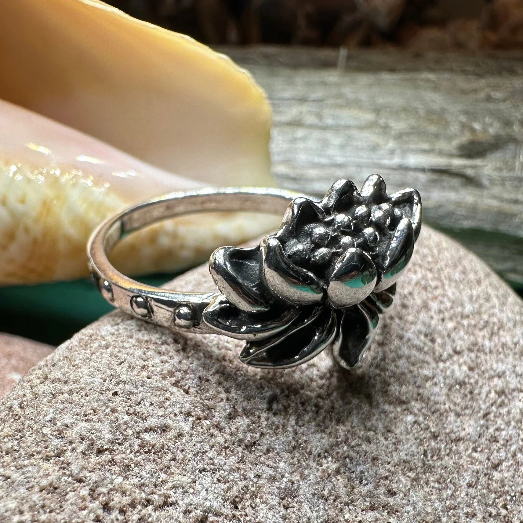 First Bloom Lotus Ring