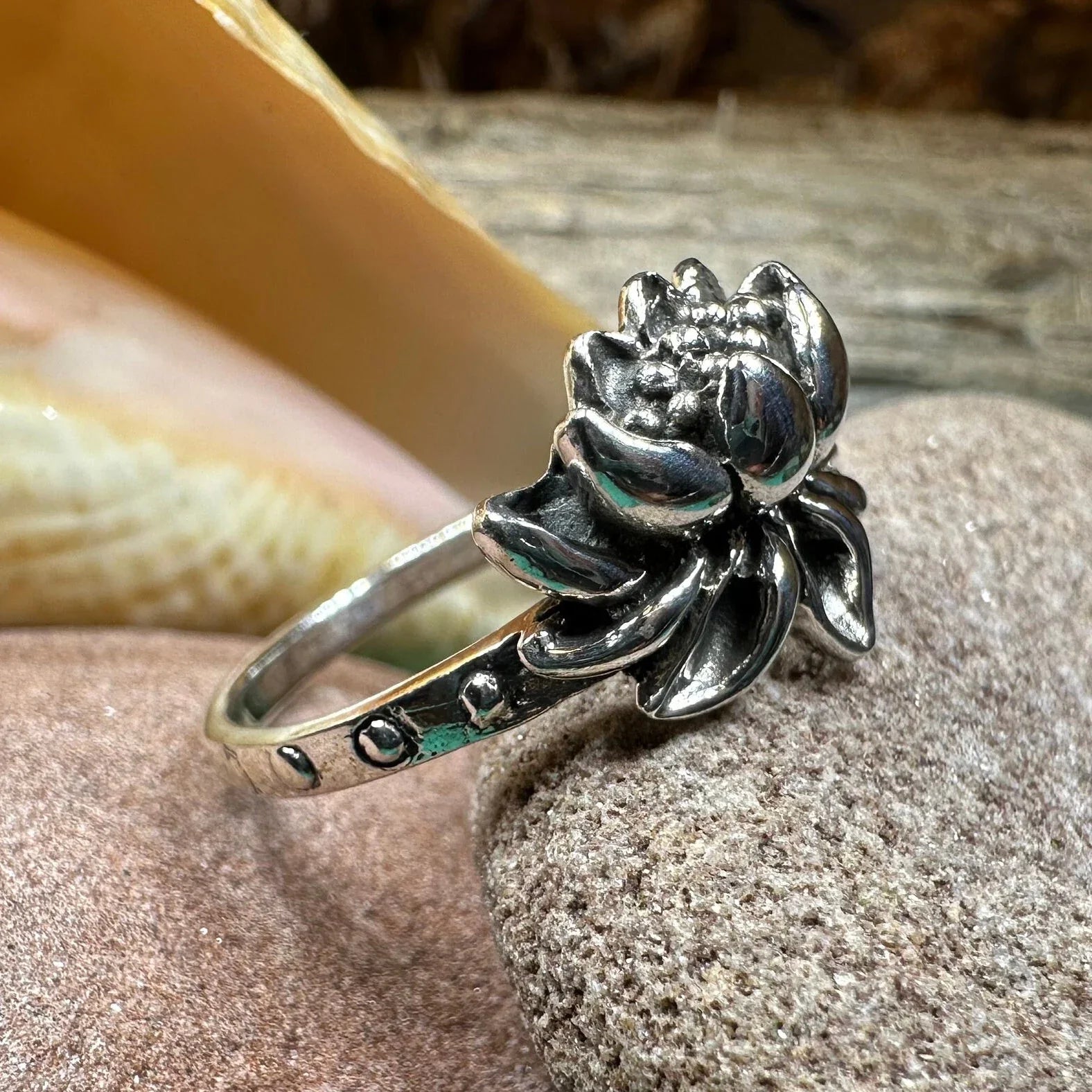 First Bloom Lotus Ring