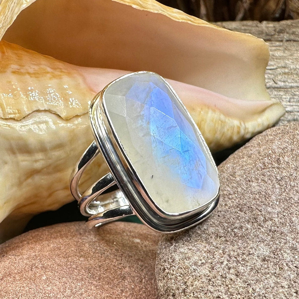 Celtic Dream Moonstone Ring