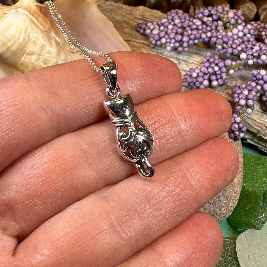 Celtic Cat Necklace