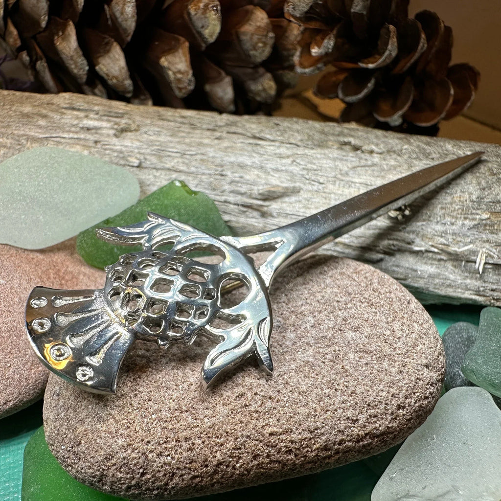 Dalwhinnie Thistle Kilt Pin