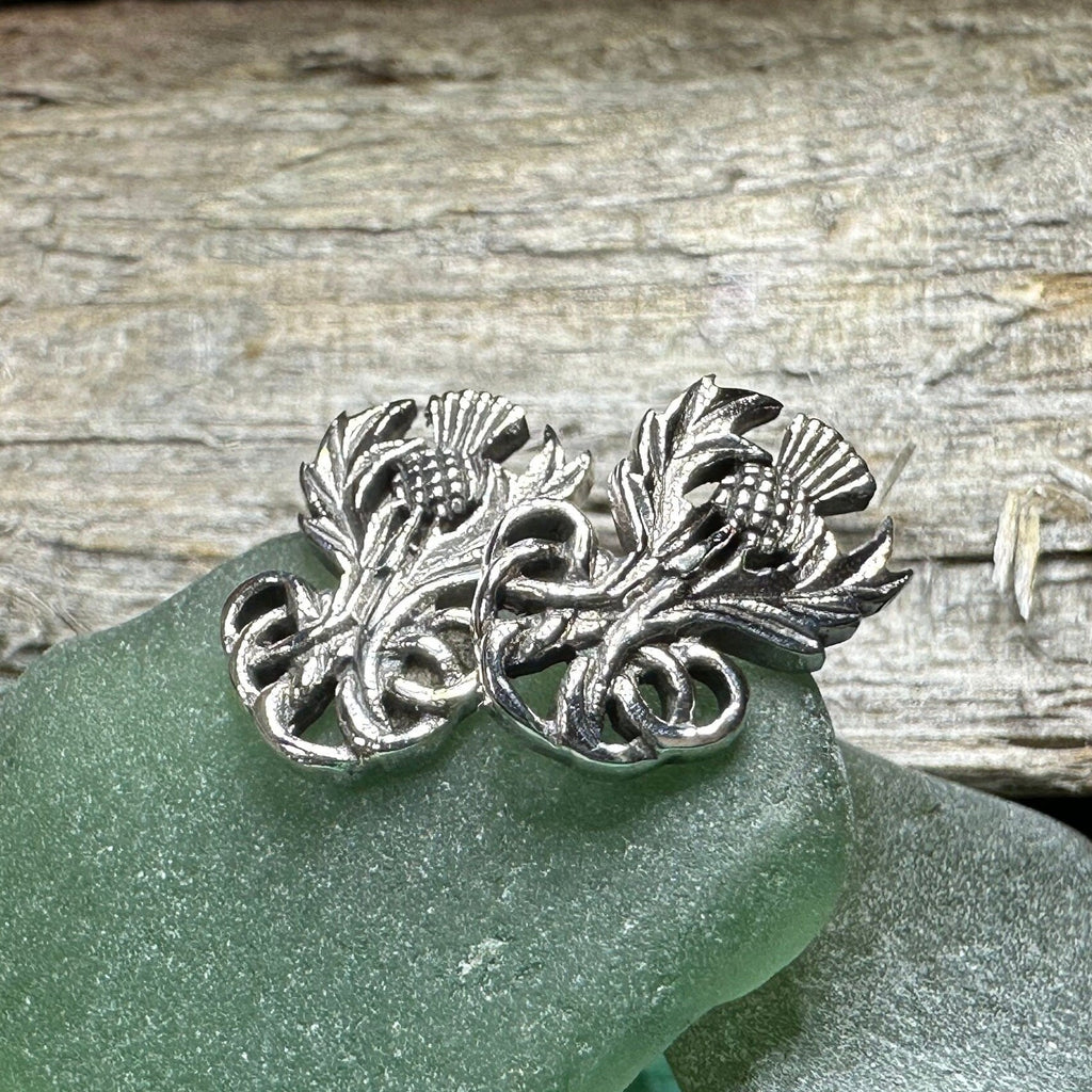 Heritage Thistle Post Earrings