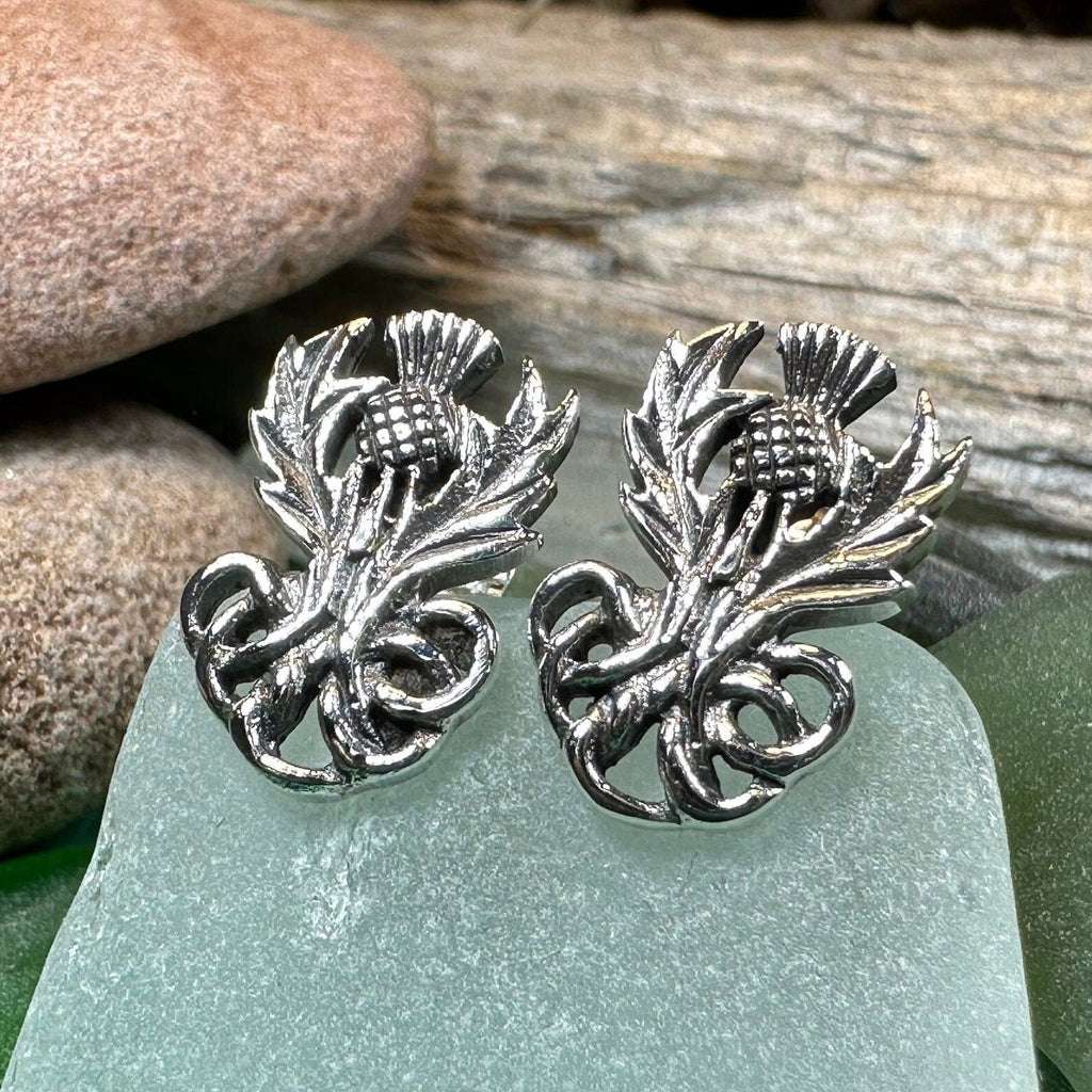 Heritage Thistle Post Earrings