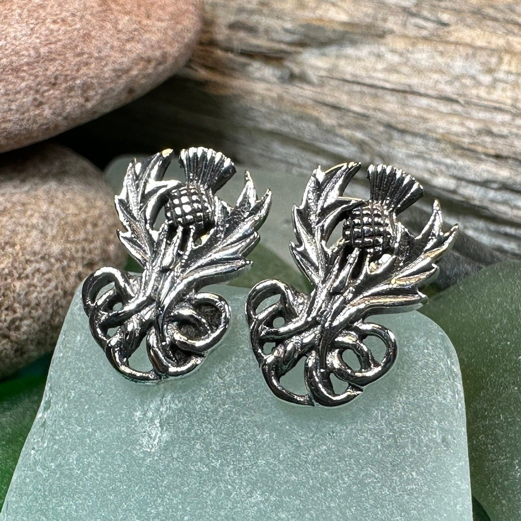 Heritage Thistle Post Earrings