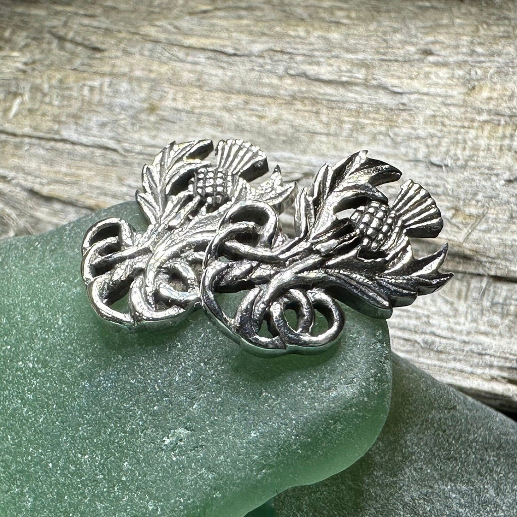 Heritage Thistle Post Earrings