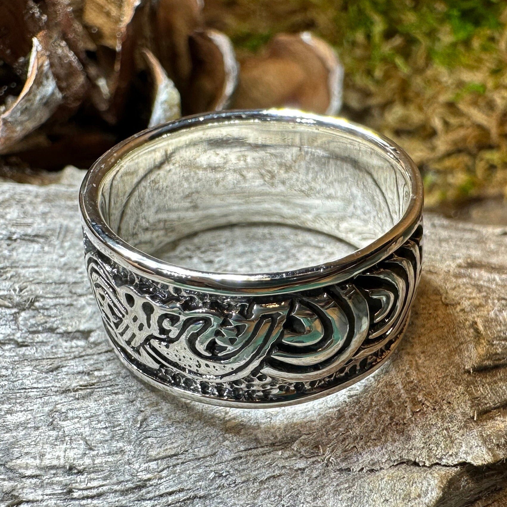 Thorvald Celtic Dragon Ring