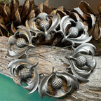 Thistle Tartan Brooch