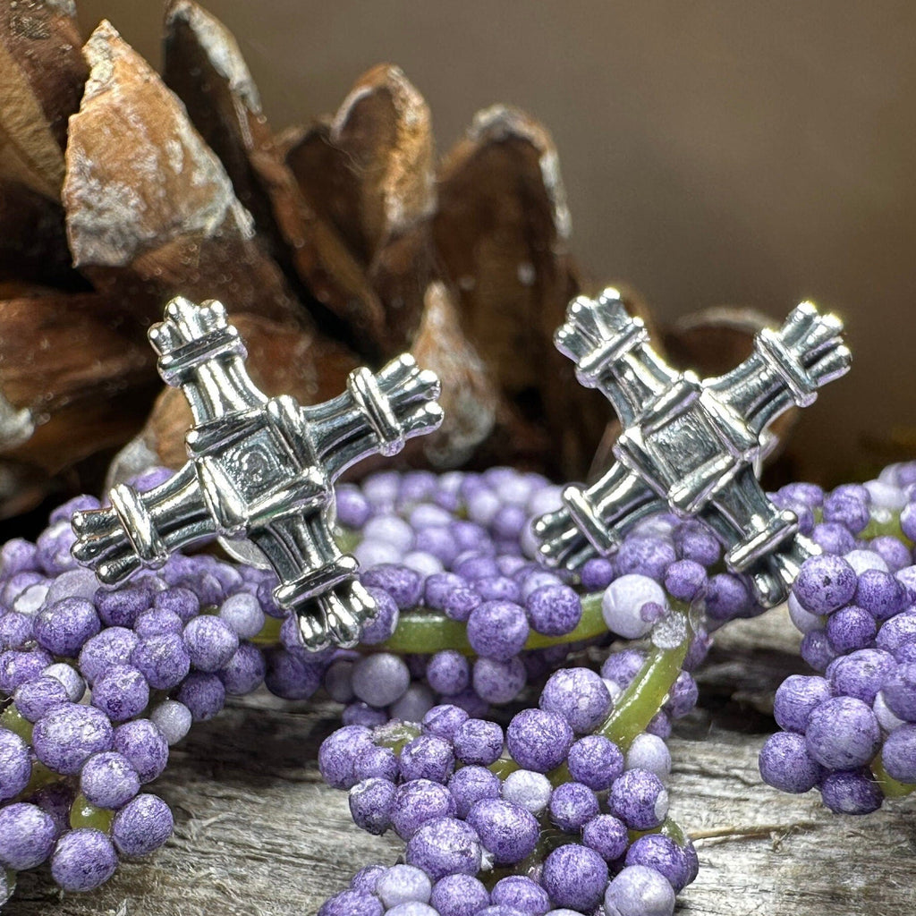 Springtide Saint Brigid's Cross Earrings