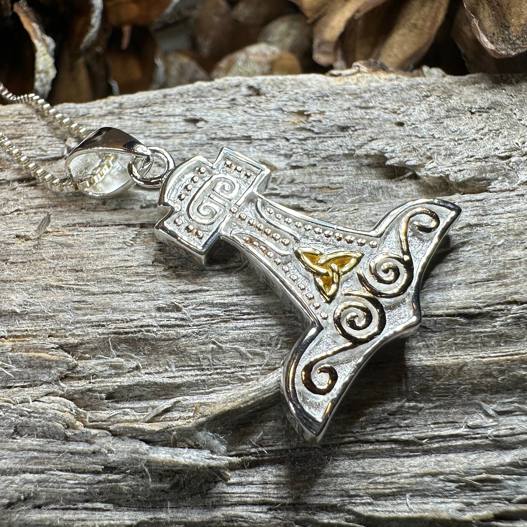 Old Norse Thor's Hammer Necklace