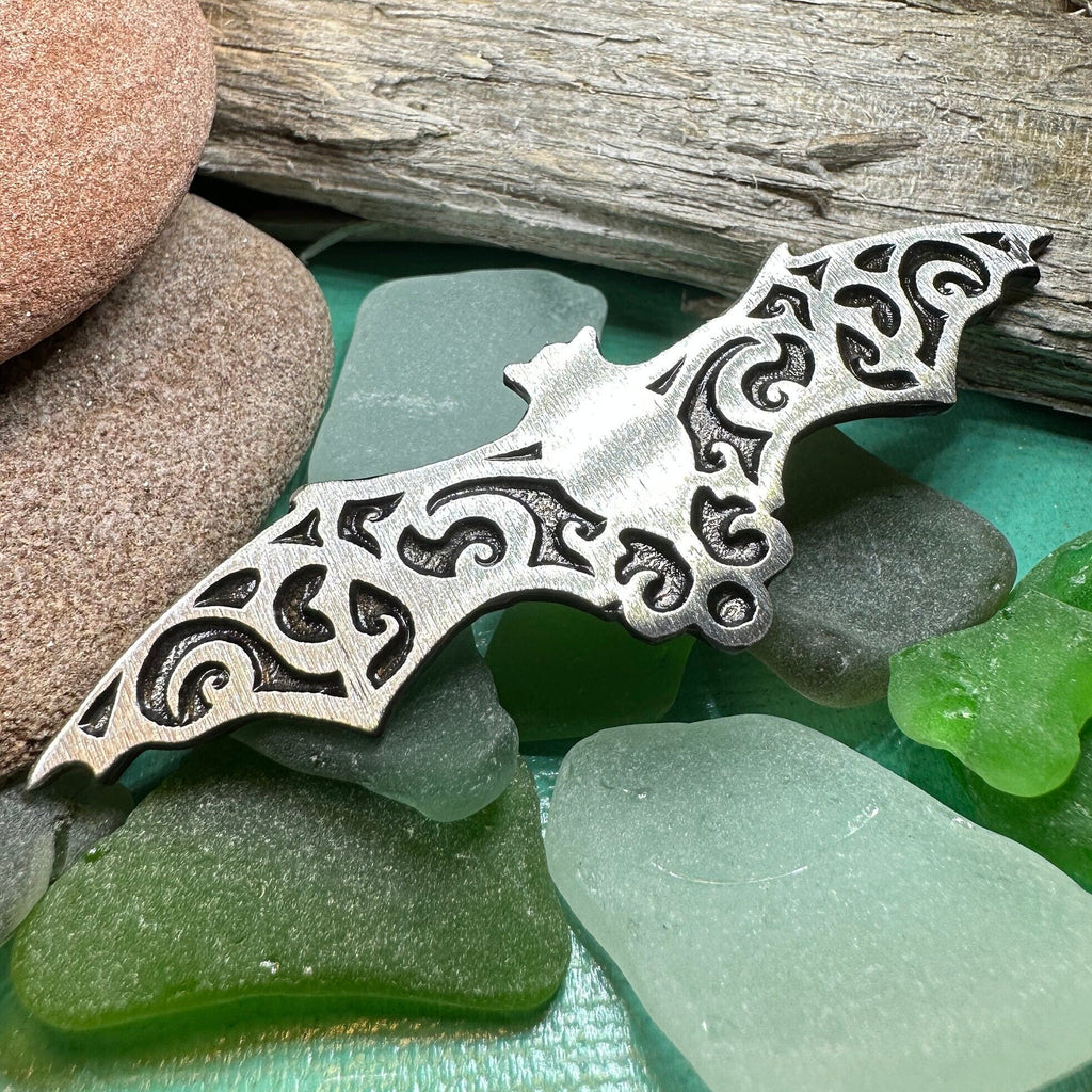 Gothic Bat Brooch
