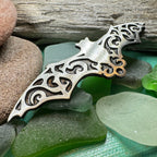 Gothic Bat Brooch