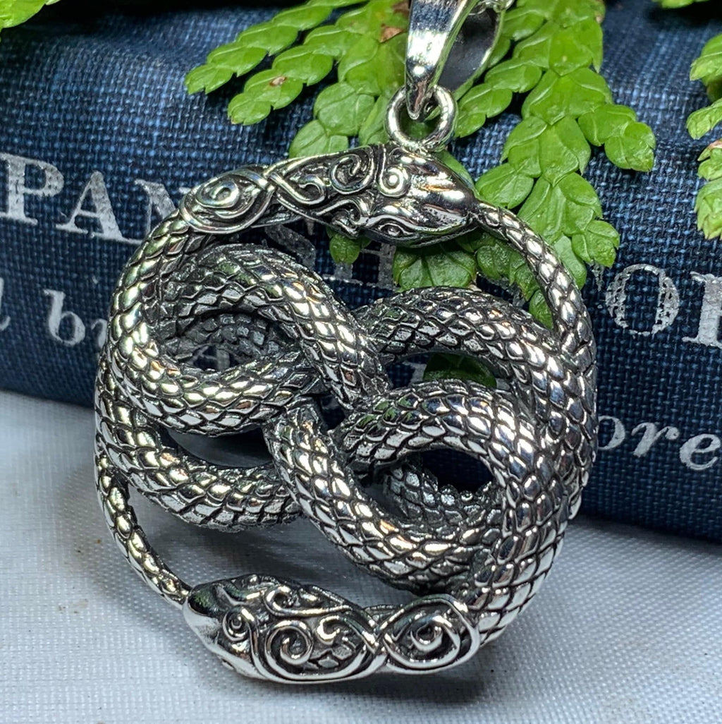 Sivart Celtic Snake Necklace