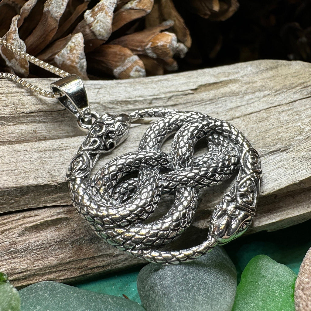 Sivart Celtic Snake Necklace