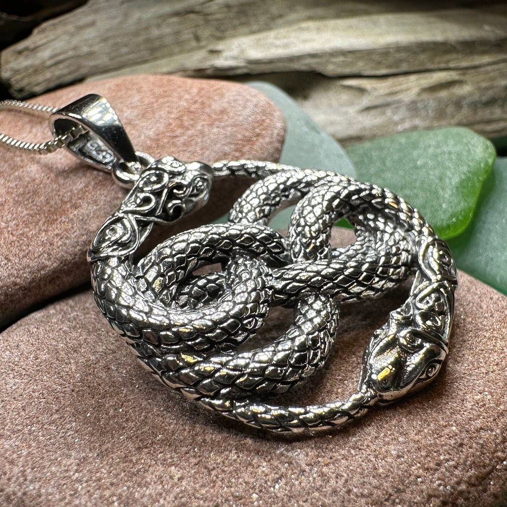 Sivart Celtic Snake Necklace