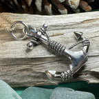 Deep Blue Sea Anchor Necklace