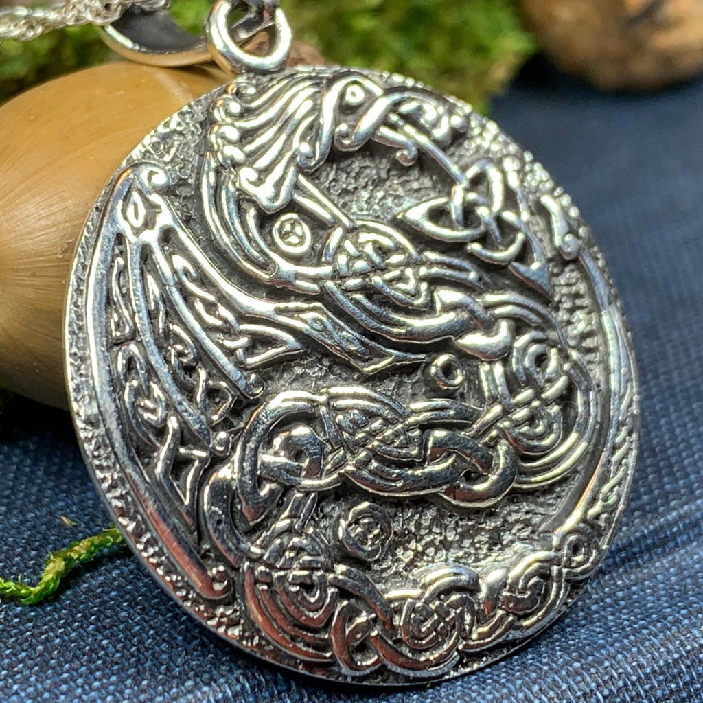 Skoll Celtic Dragon Necklace