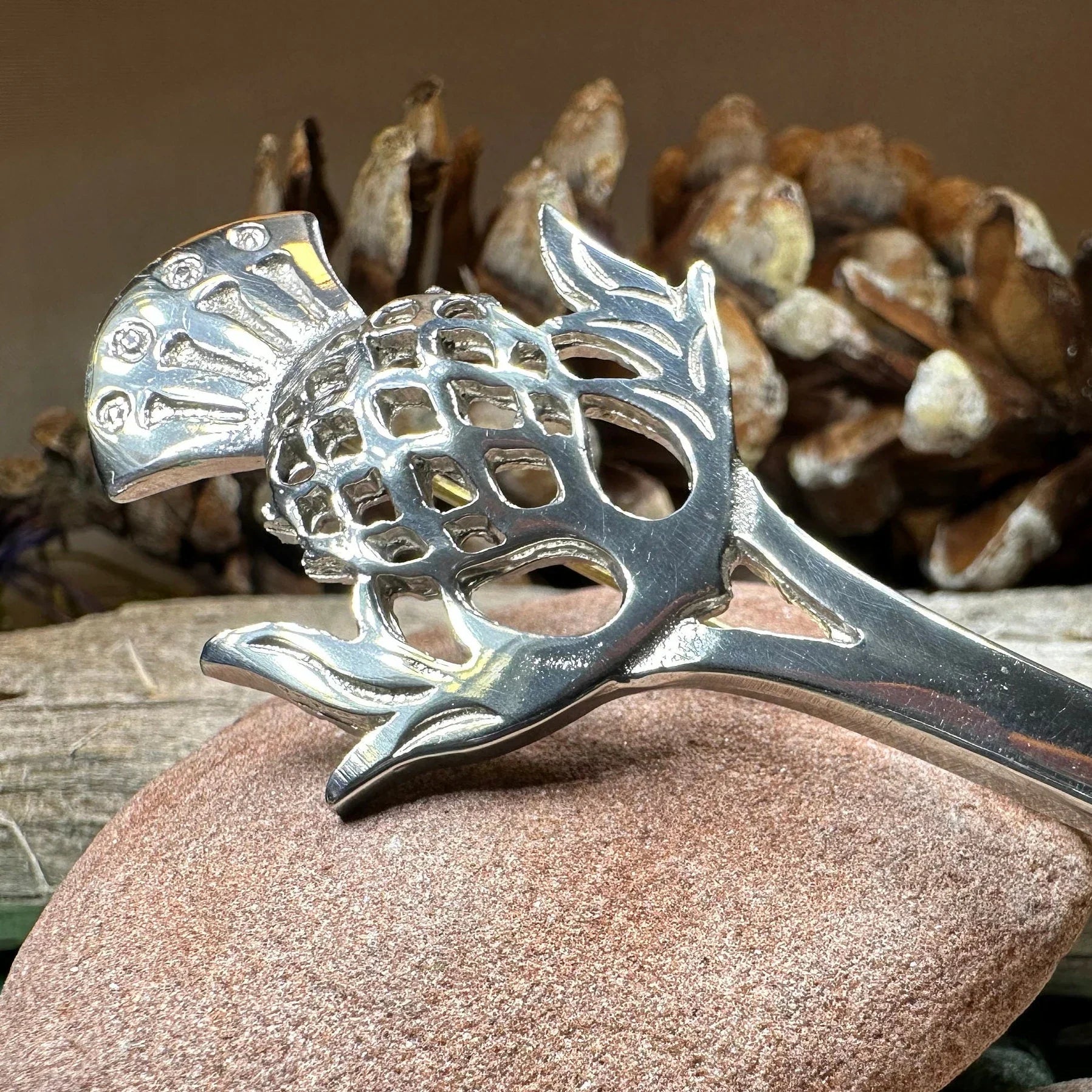 Dalwhinnie Thistle Kilt Pin