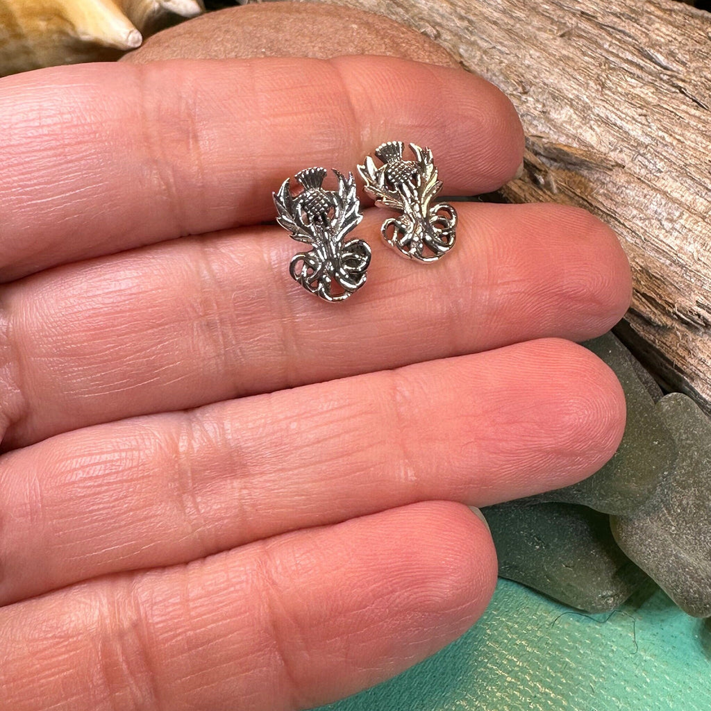 Heritage Thistle Post Earrings