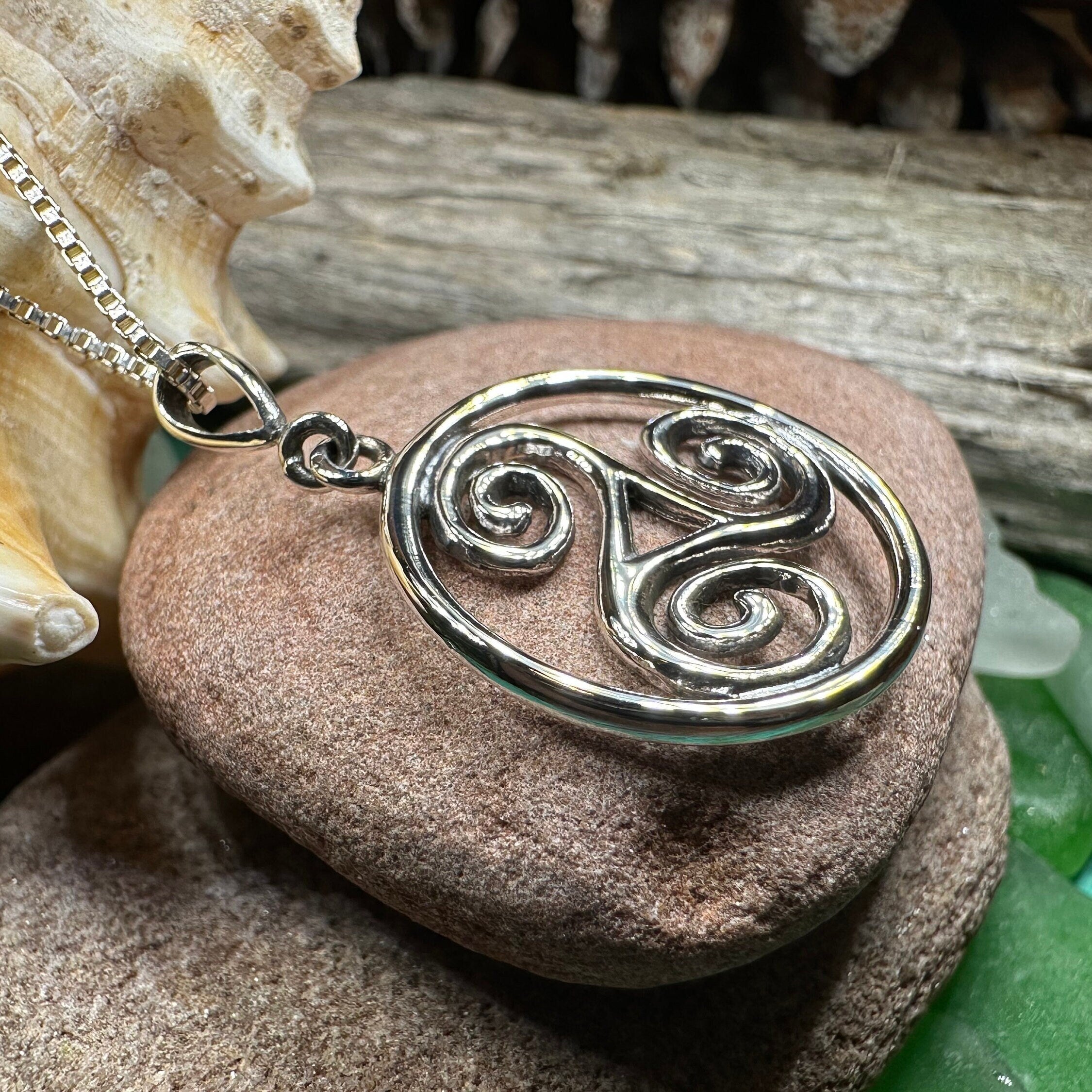 Orkney Celtic Spiral Necklace